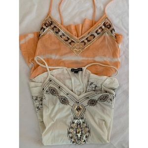 🛍Bundle of 2 Express Cammy tops, both size S, ECU